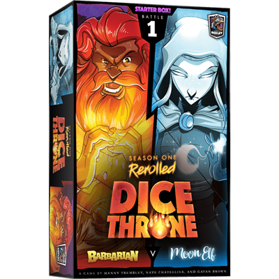 Dice Throne S1 ReRolled Barbarian vs Moon Elf