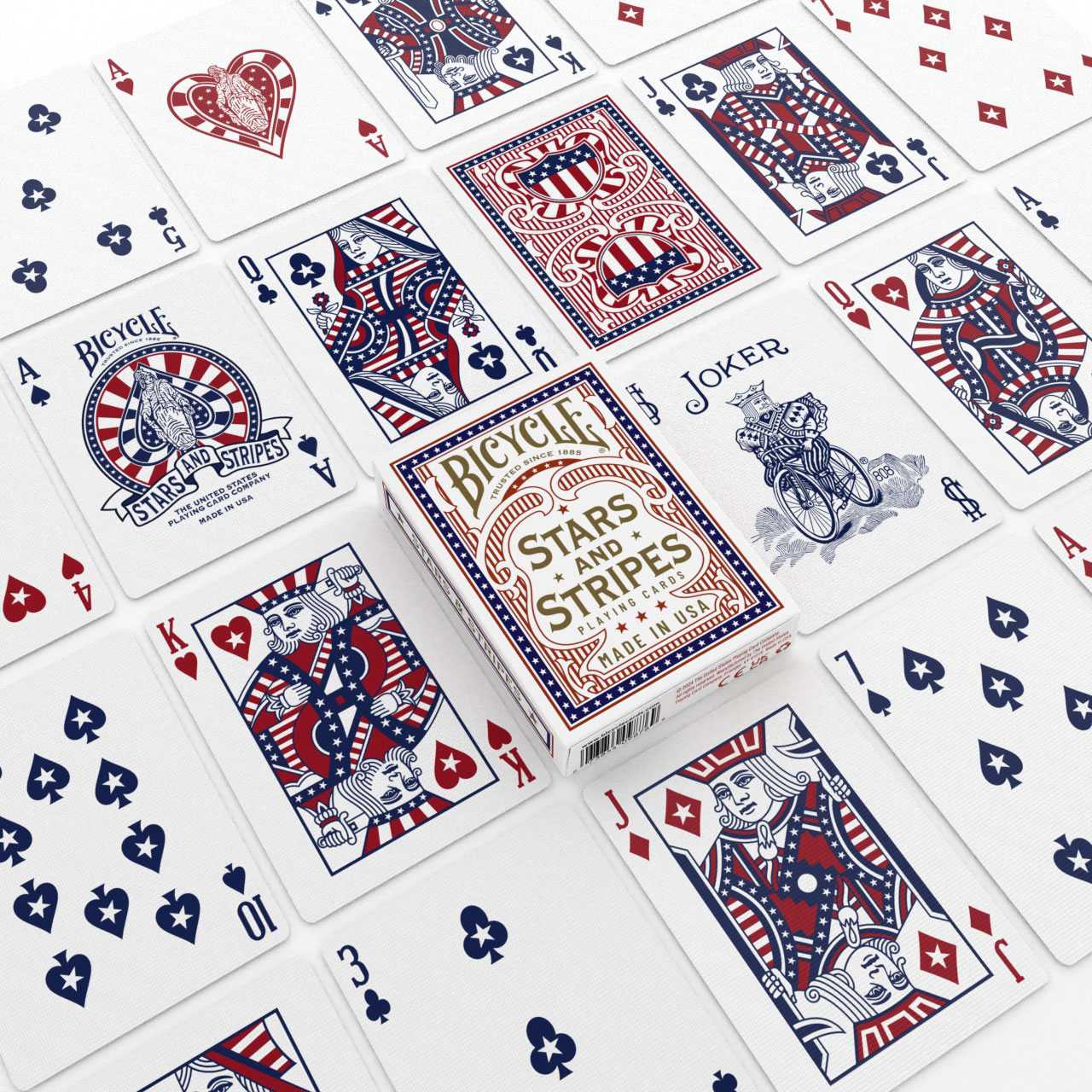 Pokerkaarten Bicycle - Stars and Stripes