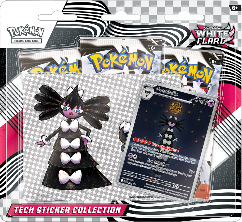 Pokemon: White Flare - Tech Sticker Collection: Gothitell