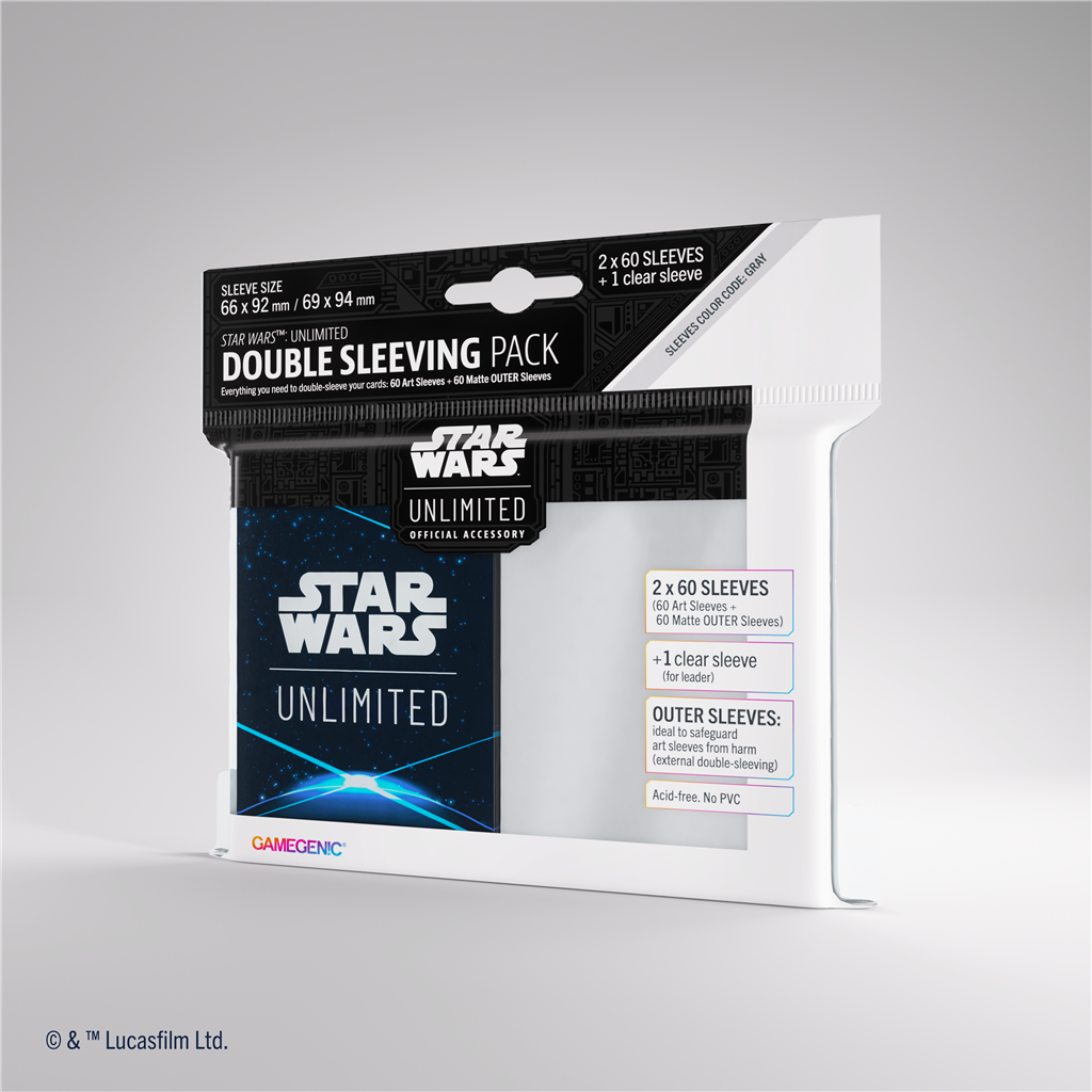 Star Wars Unlimited Double Sleeving Pack Space Blue