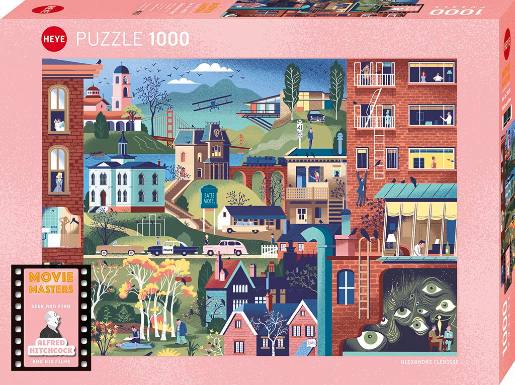 Puzzle Hitchcock Films 1000 Heye