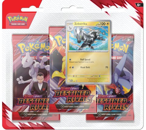 Pokemon: Destined Rivals - 3-Booster Blister: Zebstrika