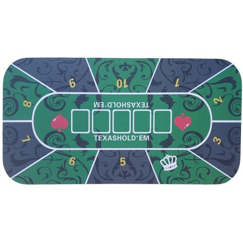 Poker-kleed 120x60cm.groen neopreen