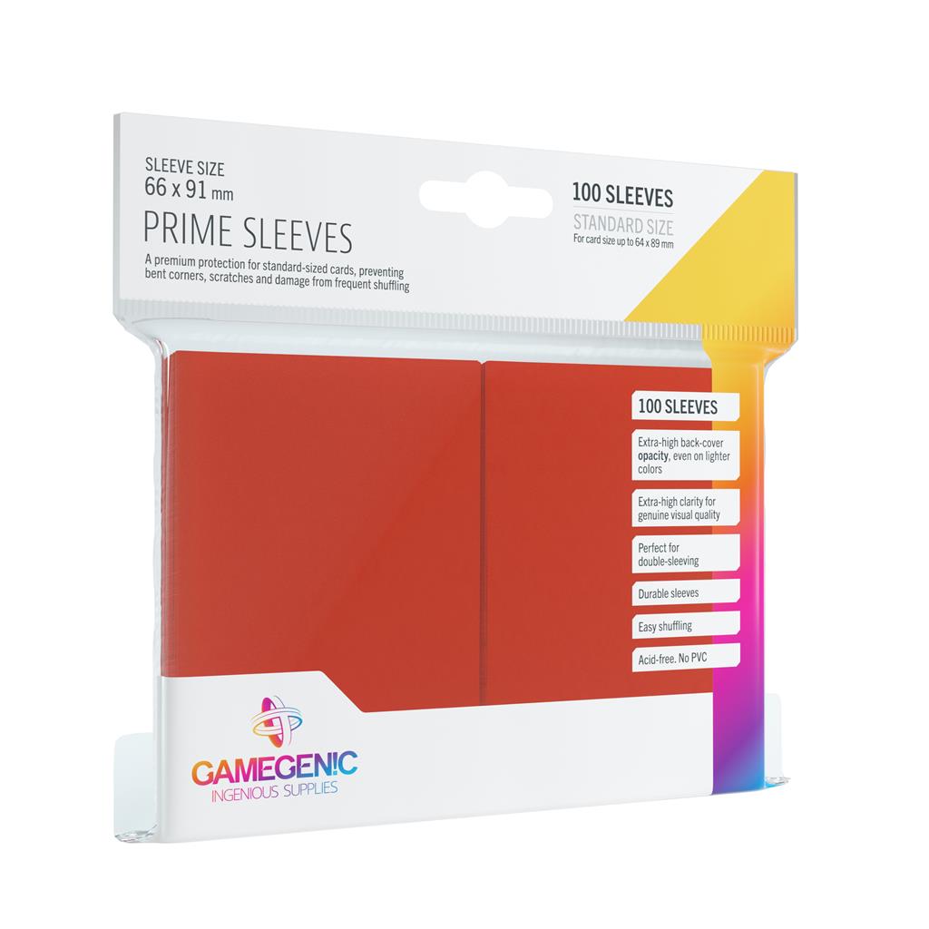 Sleeves: Pack Prime Red (100)
