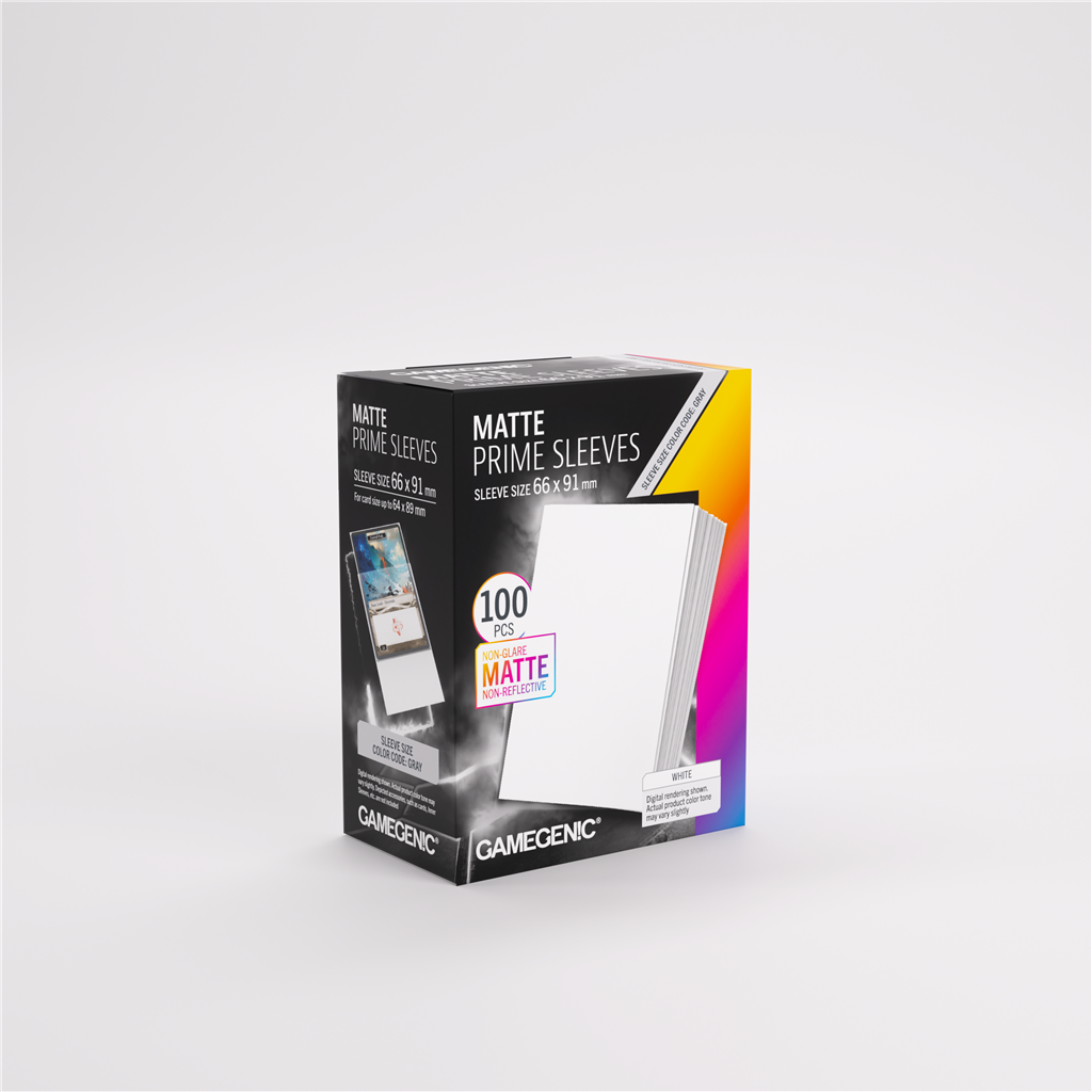Sleeves: Pack Matte Prime White (100)