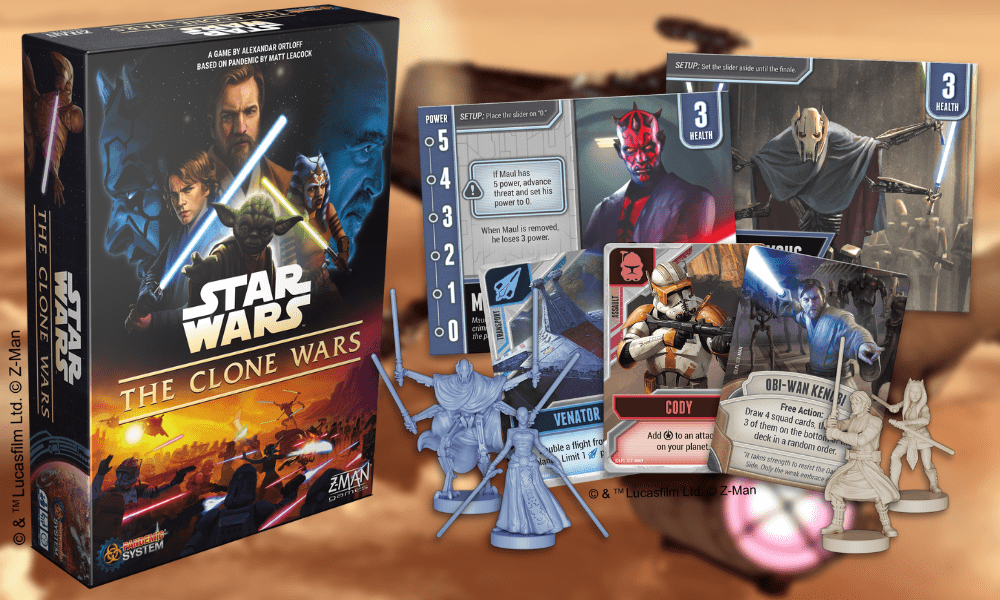 Star Wars the Clone Wars Pandemic System Game