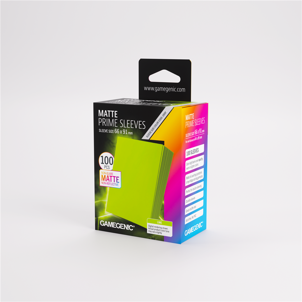 Sleeves: Pack Matte Prime Lime (100)