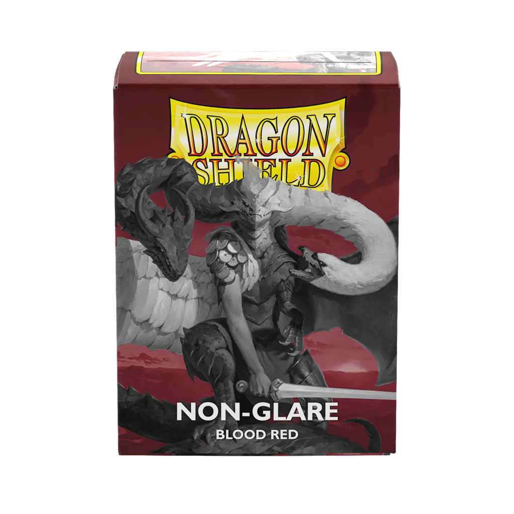 Dragon Shield - Standard: Blood Red Matte Non-Glare (100)
