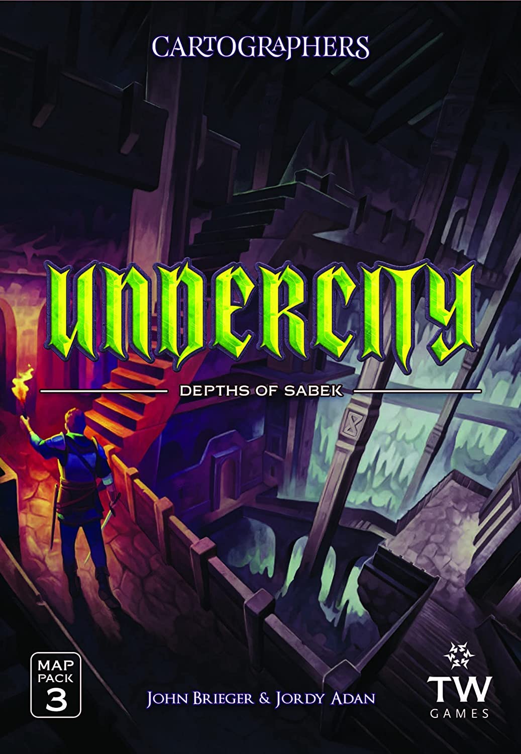 Cartographers Heroes Map Pack 3 - Undercity