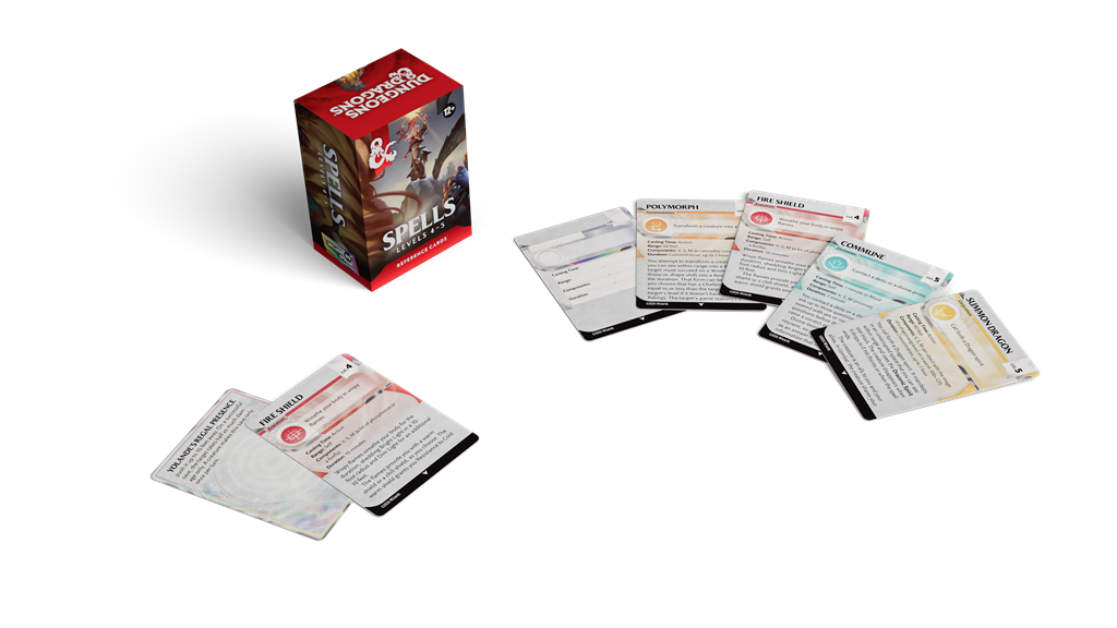 Dungeons & Dragons 5e: Reference Cards - Trove Spells 3