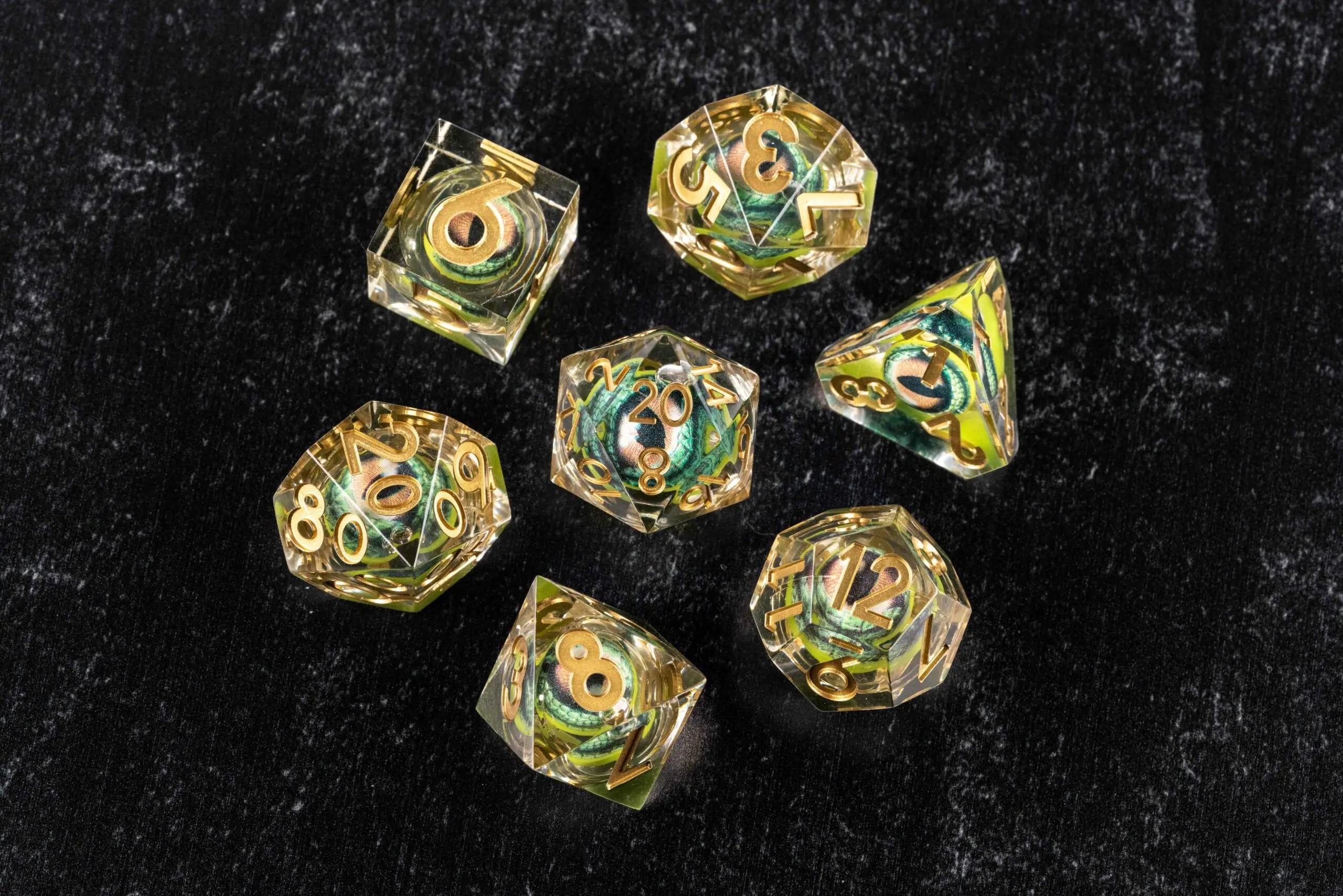 Elixir Liquid Core Dice Set  Dragon Stare