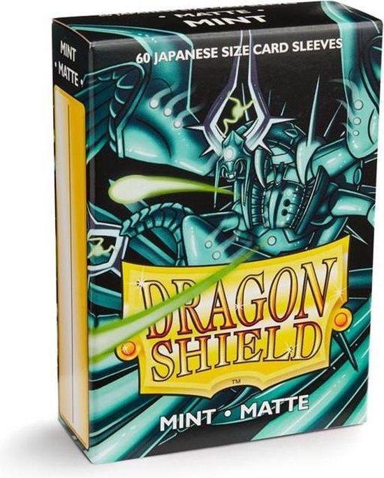 Dragon Shield Small Sleeves - Japanese Matte Mint (60 Sleeves) Dragon Shield Small Sleeves - Japanese Matte Mint (60 Sleeves)