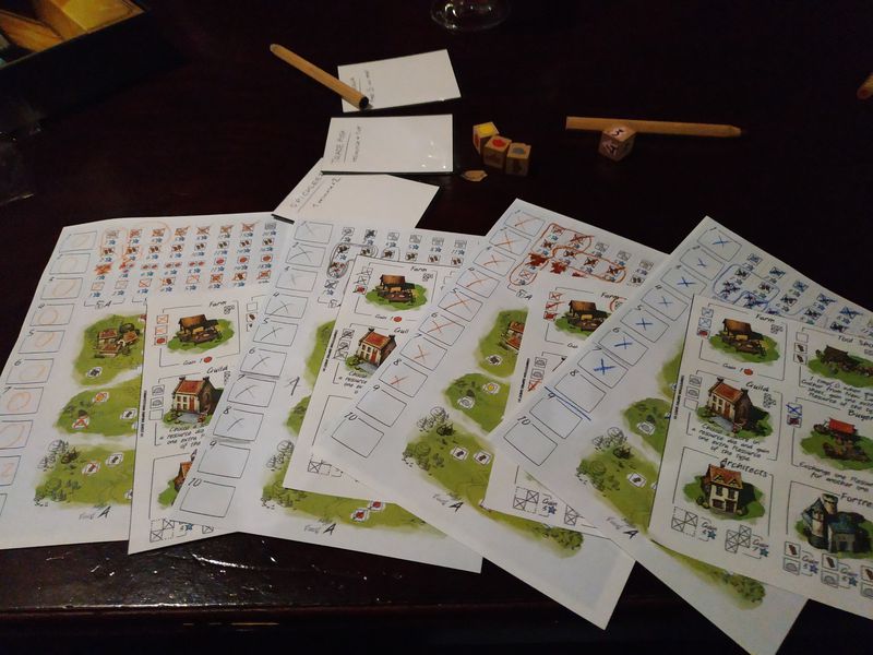 Imperial Settlers Roll & Write - Dobbelspel