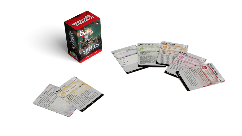 Dungeons & Dragons 5e: Reference Cards - Trove Spells 1