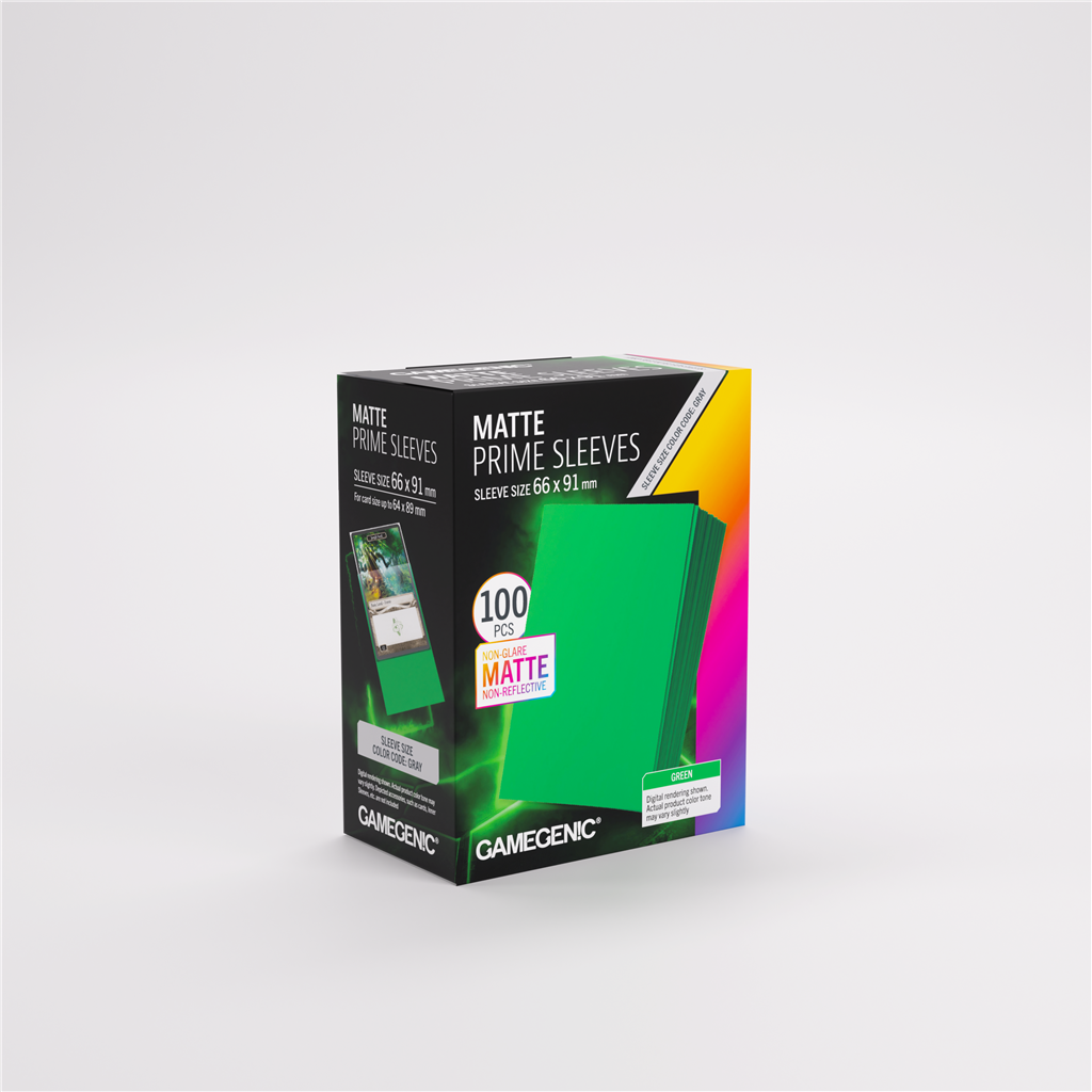 Sleeves: Pack Matte Prime Green (100