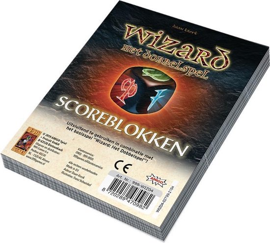 Scoreblokken Wizard Dobbelspel drie stuks