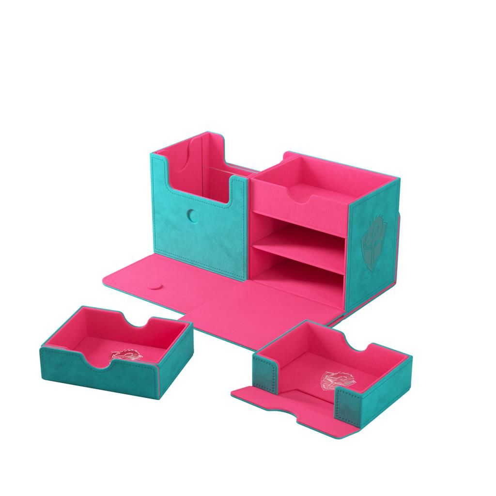 Deckbox: The Academic 133+ XL - Teal/Pink Deckbox: The Academic 133+ XL - Teal/Pink