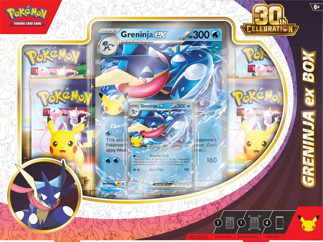 Pokemon 30th Celebration - Greninja-ex Box