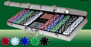 Pokerfiches koffer Aluminium 500