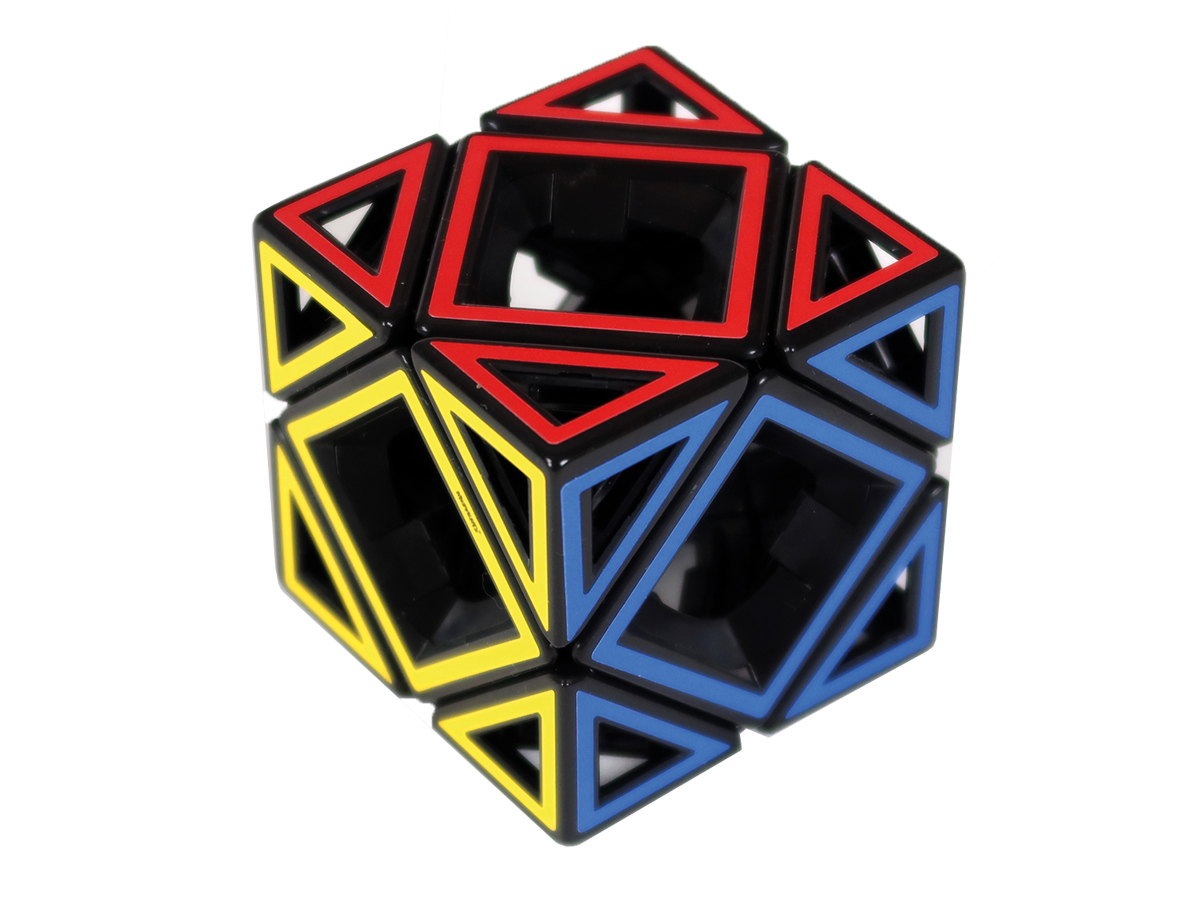 Hollow Skewb Cube Brainpuzzel