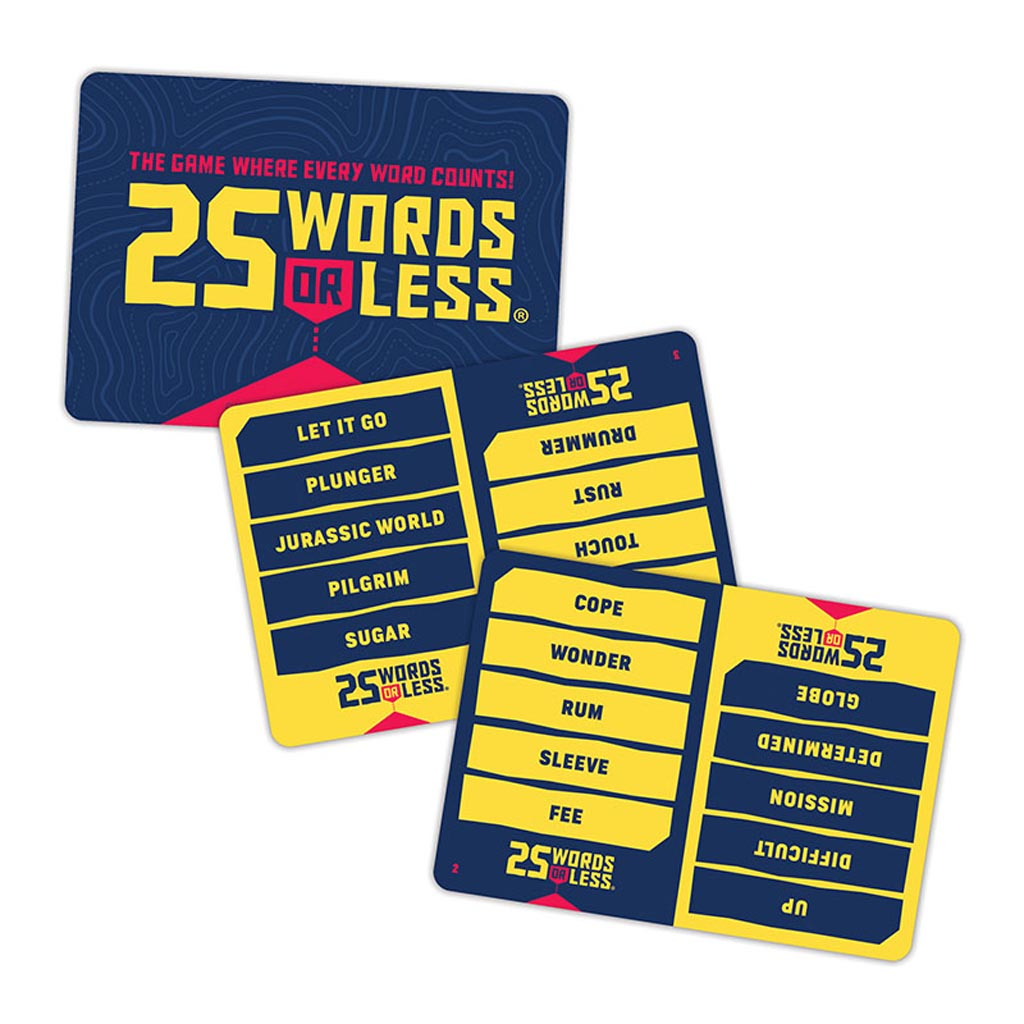 25 Words or Less The Game Where Every Word Counts