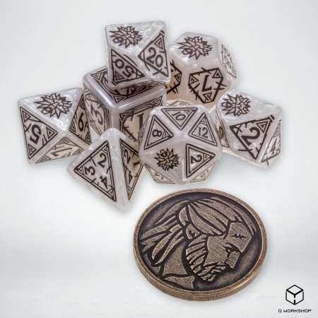 The Witcher Dice Set - Geralt - The White Wolf