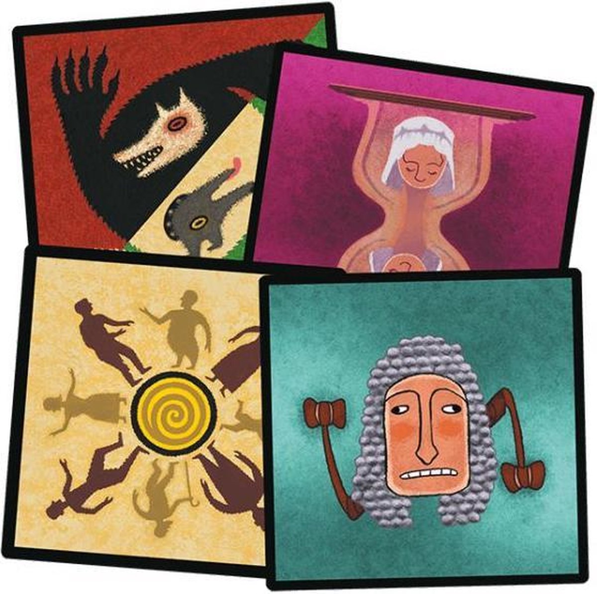 De Weerwolven van Wakkerdam: Karakters