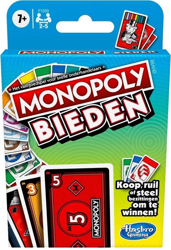 Monopoly Bieden - Kaartspel