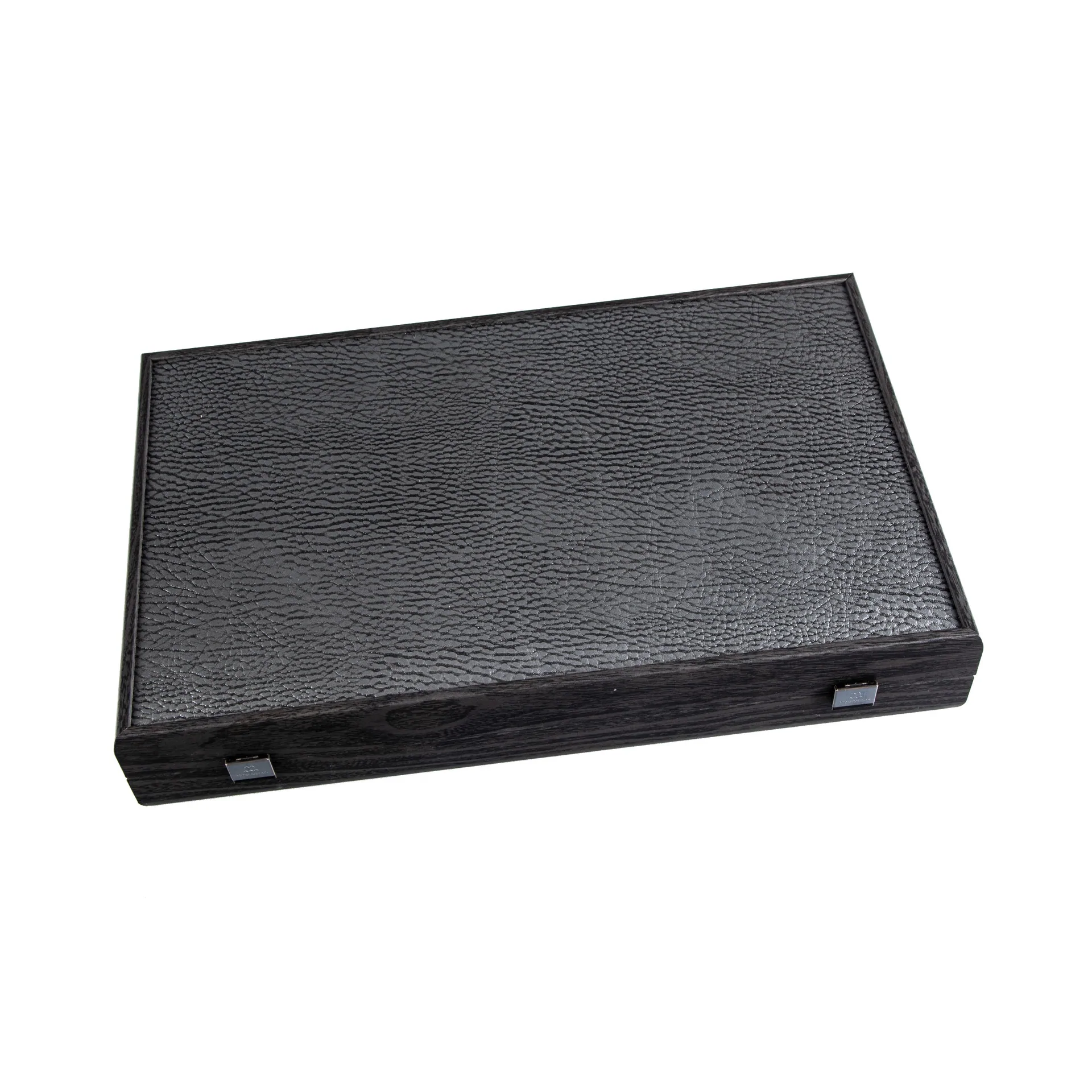 Backgammon Black Inlaid Leatherette