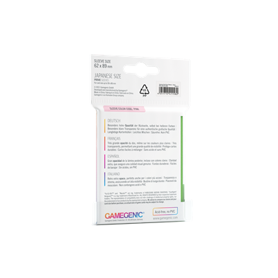 Sleeves Small (62x89) - Green