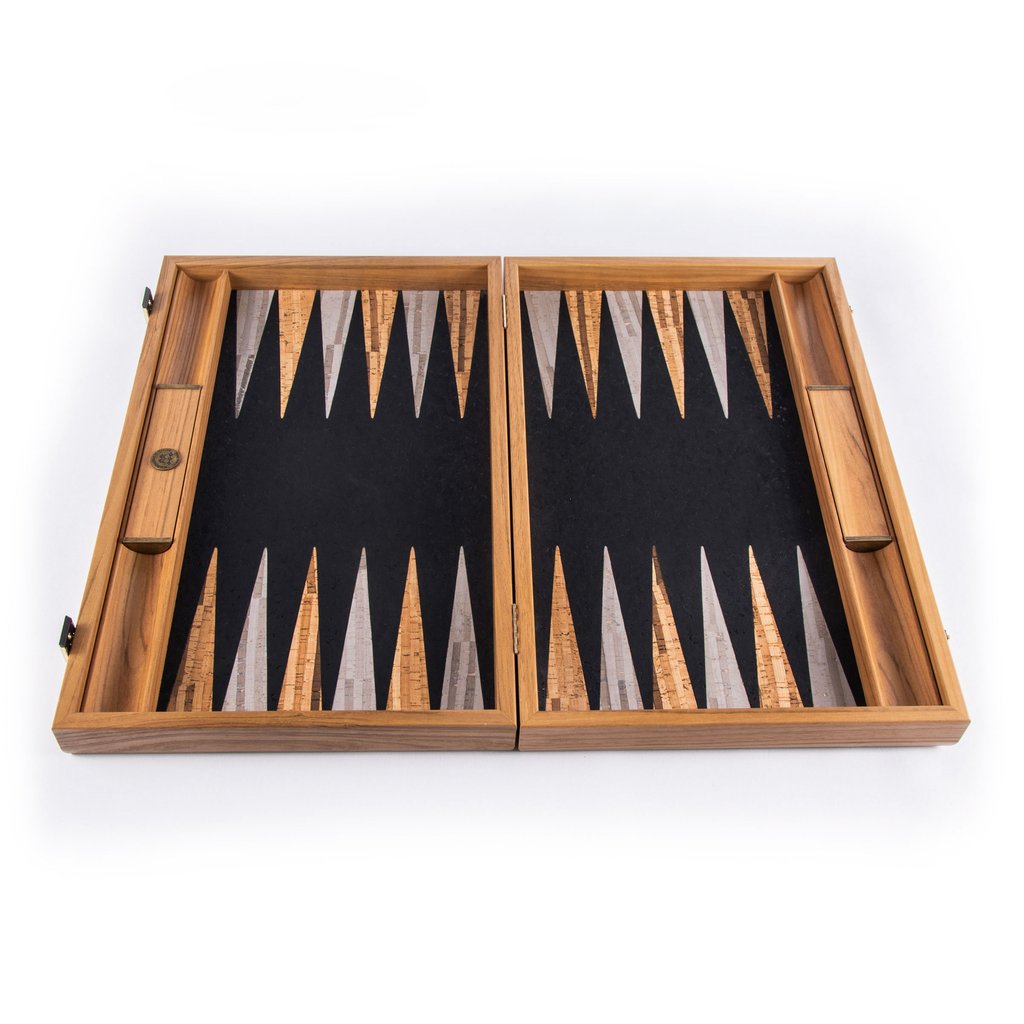 Backgammon Natural Cork - Medium Backgammon Natural Cork - Medium