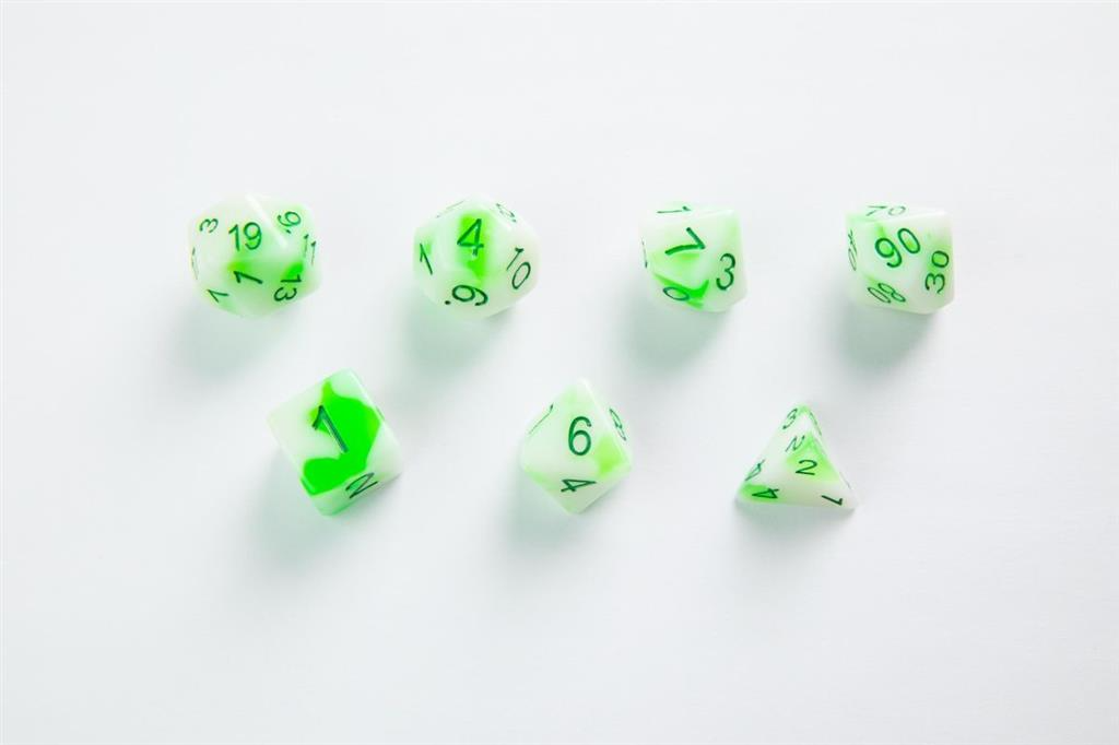 Polydice Set Glow Series - Toxic Stones