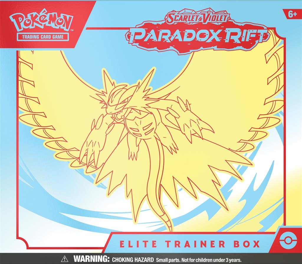 Pokemon: Paradox Rift Elite Trainer Box - Roaring Moon Pokemon: Paradox Rift Elite Trainer Box - Roaring Moon