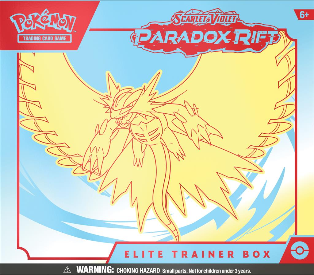 Pokemon: Paradox Rift Elite Trainer Box - Roaring Moon