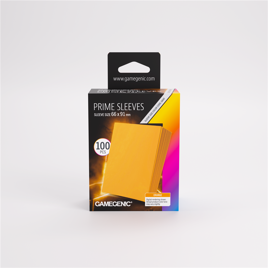 Sleeves: Pack Prime Orange 66x91mm (100)
