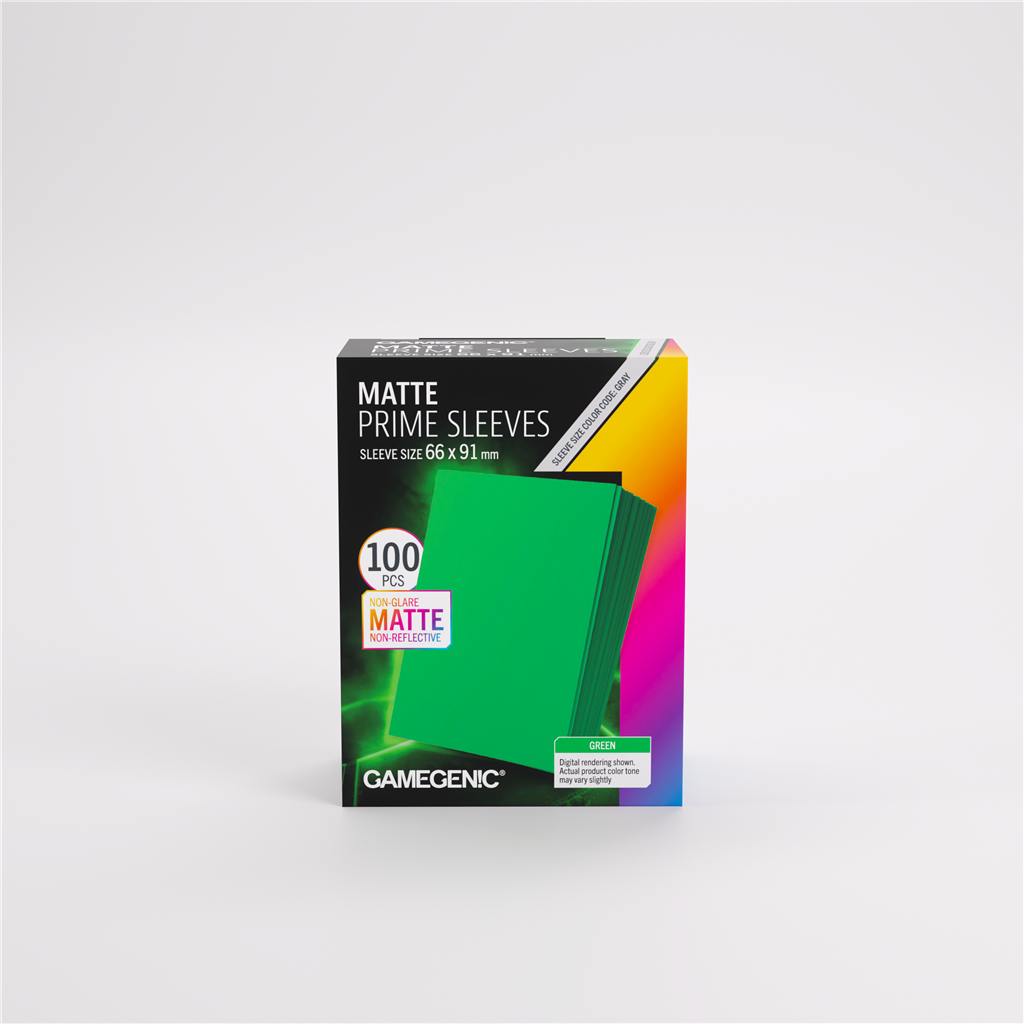 Sleeves: Pack Matte Prime Green (100
