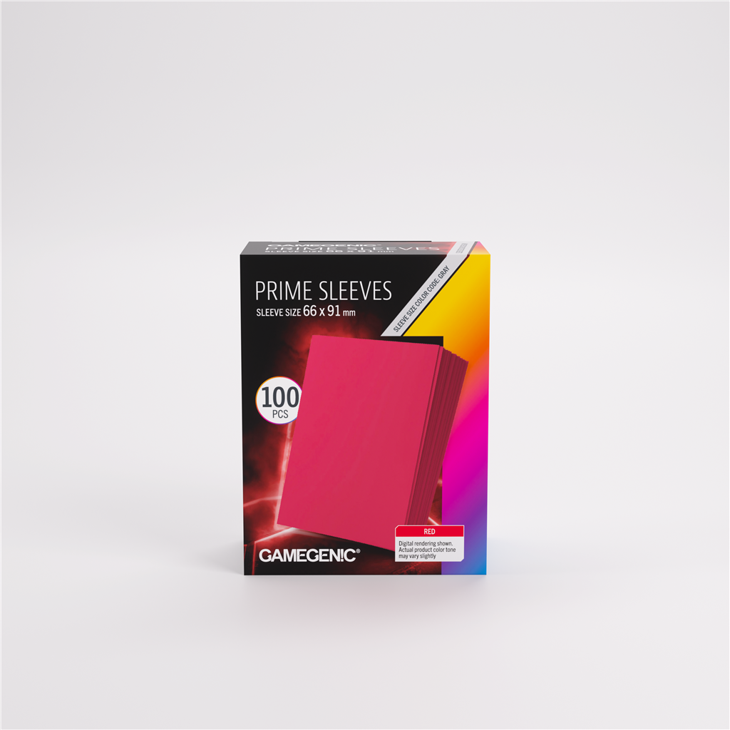 Sleeves: Pack Prime Red (100)