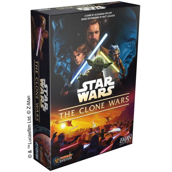 Star Wars the Clone Wars Pandemic System Game