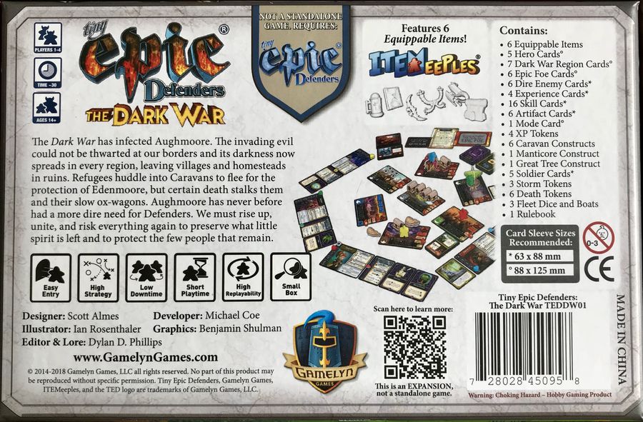 Tiny Epic Defenders: The Dark War