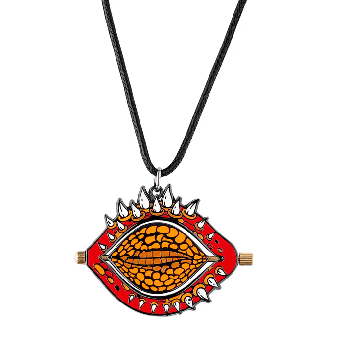 Dragon Blink D2 Necklace Red