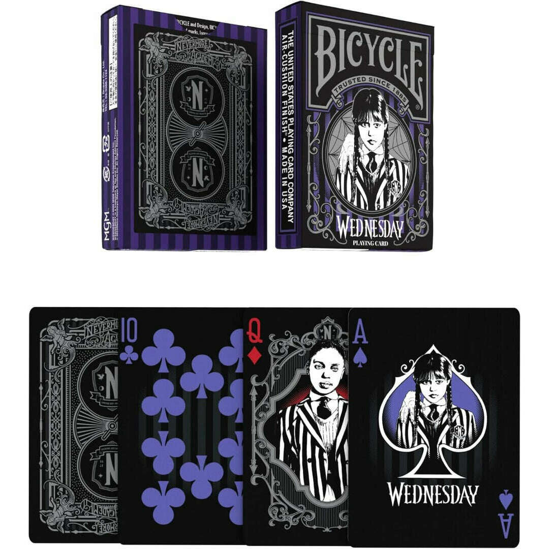 Bicycle Playing Cards Wednesday Addams Family