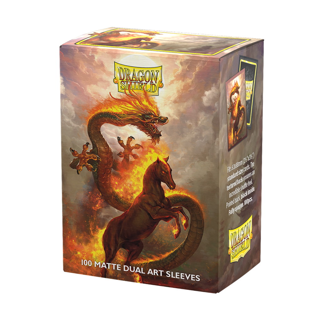 SLEEVES Dragon Shield - Fire Horse 2026