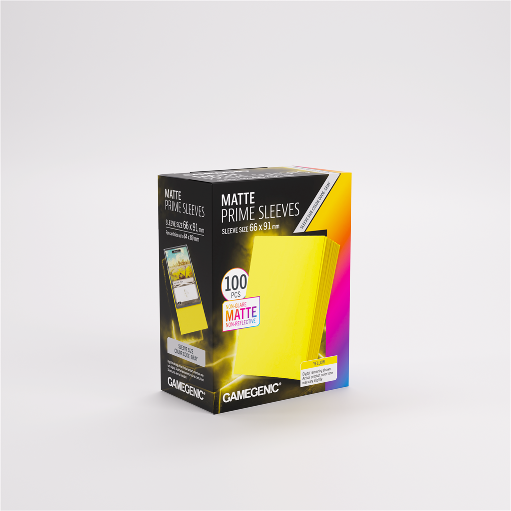 Sleeves: Pack Matte Prime Yellow (100)