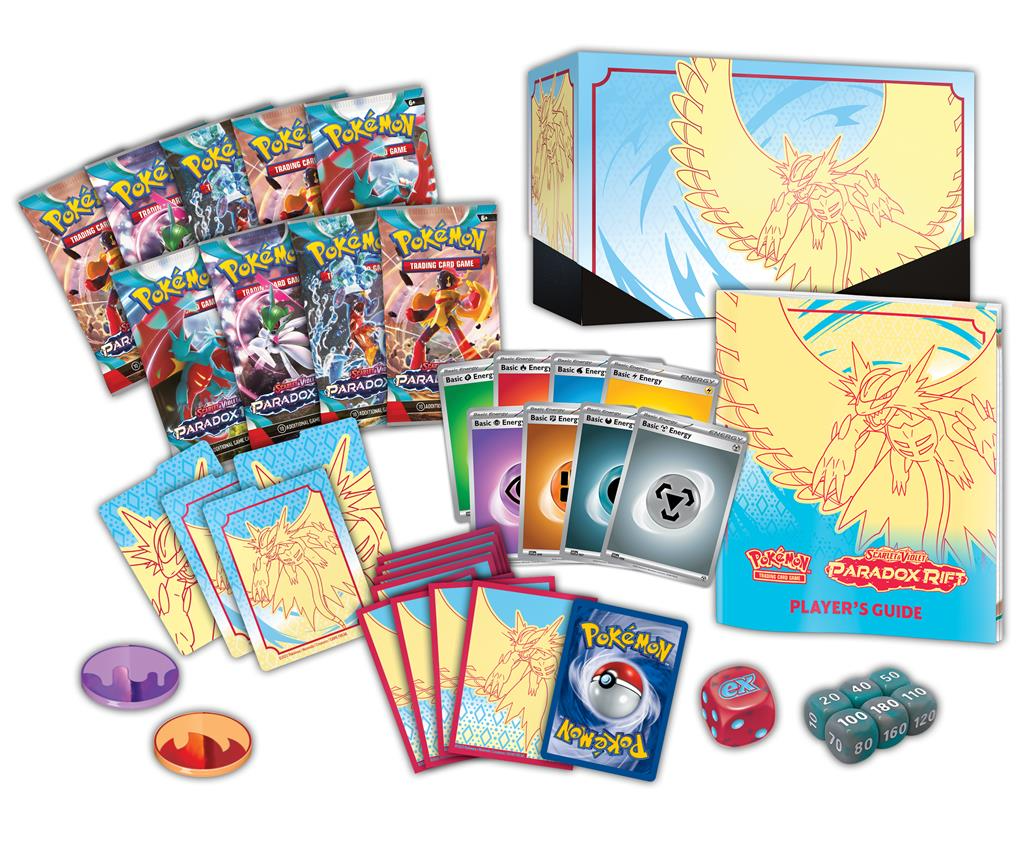 Pokemon: Paradox Rift Elite Trainer Box - Roaring Moon Pokemon: Paradox Rift Elite Trainer Box - Roaring Moon