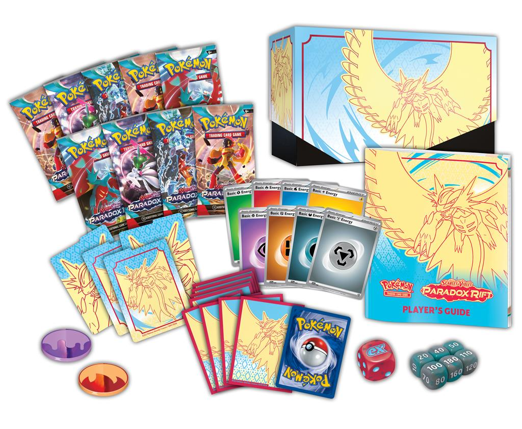 Pokemon: Paradox Rift Elite Trainer Box - Roaring Moon