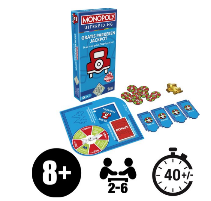 Monopoly Free Parking Jackpot Uitbreidingsset