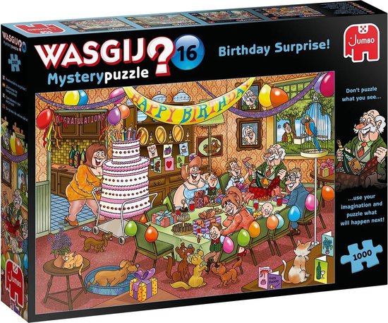 Mystery Wasgij 16 - Verjaardag Verrassing! (1000)