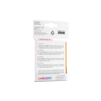 Sleeves Small (62x89) - Orange