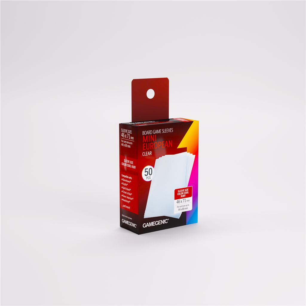 Sleeves: Prime Board Game Mini European 46x71mm (50)