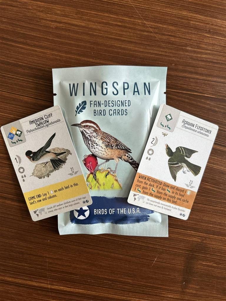 Wingspan Fan-Designed Bird Packs Display 6